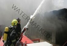 إخماد حريق في 4 كرفانات بمحافظة كربلاء بـالعراق