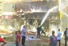 إندلاع حريق بأحد مطاعم الأسماك بقرية شكشوك في الفيوم