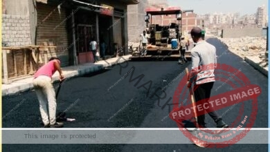 الشريف: الإنتهاء من أعمال رصف الطرق فيما يقرب من 500 شارع بمنطقة عزبة محسن 