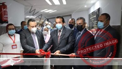 عبد الغفار وقنصوه يفتتحان وحدة قسطرة القلب وبنك الدم العلاجي بمستشفى سموحة الجامعي 