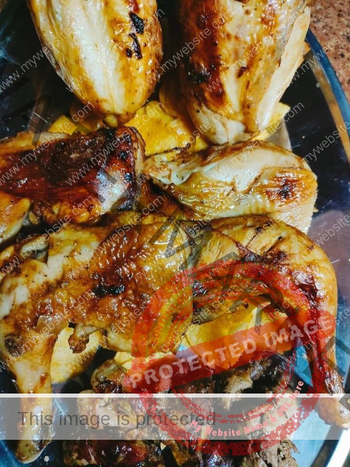 الدجاج بالفرن ... مقدم من الشيف : غادة المصري