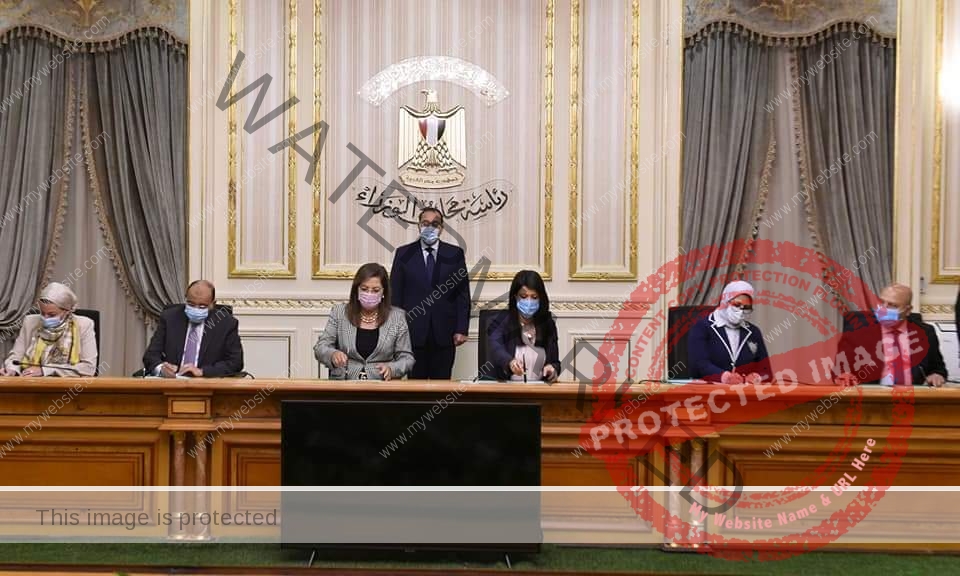 رئيس الوزراء يشهد توقيع الاتفاقية الوزارية لتنفيذ مشروع إدارة تلوث الهواء وتغير المناخ في القاهرة