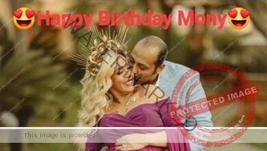 محمد ثروت يحتفل بعيد ميلاد زوجته