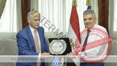ربيع يلتقي السفير اليوناني لبحث سبل التعاون المشترك