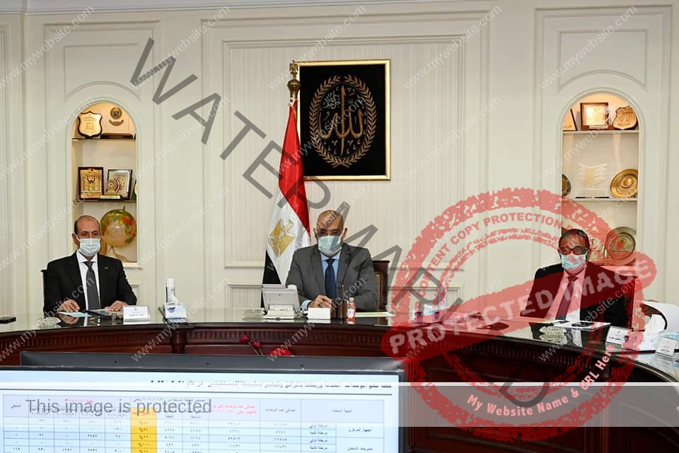 وزير الإسكان يتابع الموقف التنفيذى للوحدات السكنية بالمبادرة الرئاسية "سكن لكل المصريين"