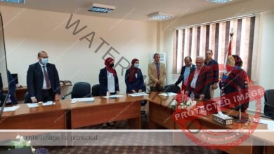 جولة ميدانية لمتابعة أعمال اللجنة الخاصة بشهادة الإيزو والجودة بجنوب بورسعيد