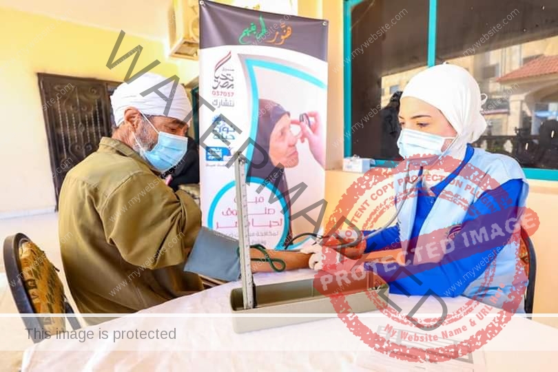  صندوق تحيا مصر ينظم قافلة المبادرة الرئاسية " نور حياة" بمحافظة مطروح