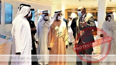 وزارة التجارة : الشيخ/ محمد بن راشد يقوم بجولة في الجناح المصري المشارك بإكسبو 2020 دبي