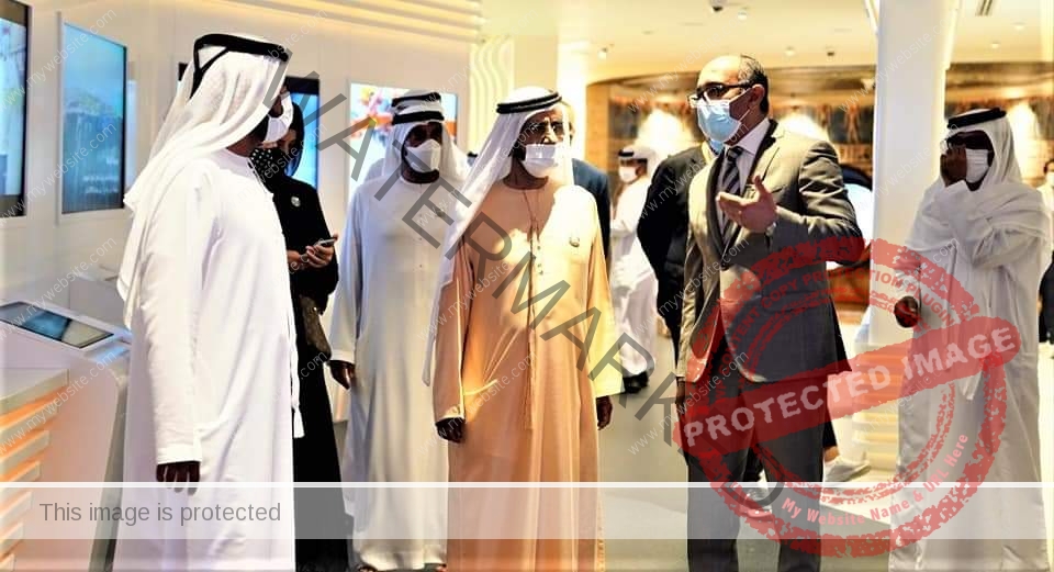وزارة التجارة : الشيخ/ محمد بن راشد يقوم بجولة في الجناح المصري المشارك بإكسبو 2020 دبي