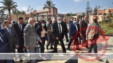 محافظ بورسعيد يستقبل وزيرا "التعاون الدولى "و"التموين والتجارة الداخلية "