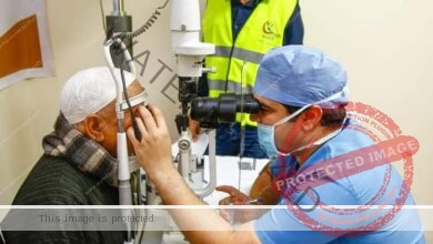 مكرم: إجراء 66 عملية جراحات عيون و243 نظارة طبية لأهالى الحرجة ببنى سويف 