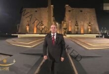 الرئيس السيسي يتفقد طريق الكباش أقدم ممر تاريخى فى العالم
