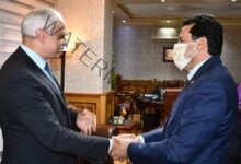 صبحي يلتقي مساعد وزير الخارجية للشئون الآسيوية وسفير مصر السابق باليابان