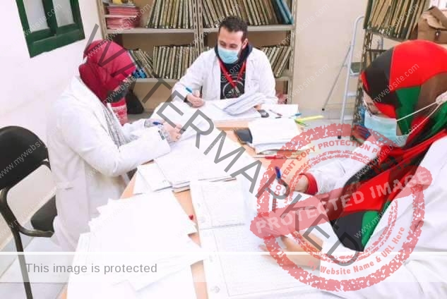 توقيع الكشف الطبي وصرف العلاج بالمجان لـ 2099 مواطن بقرية بندف بمنيا القمح