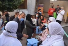 الهجان يدشن الحملة القومية للتطعيم ضد مرض شلل الأطفال بمراكز ومدن المحافظة