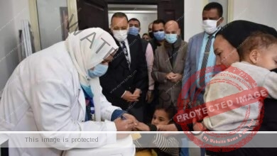 غراب يتفقد فاعليات اليوم الأول للحملة القومية للتطعيم ضد مرض شلل الأطفال