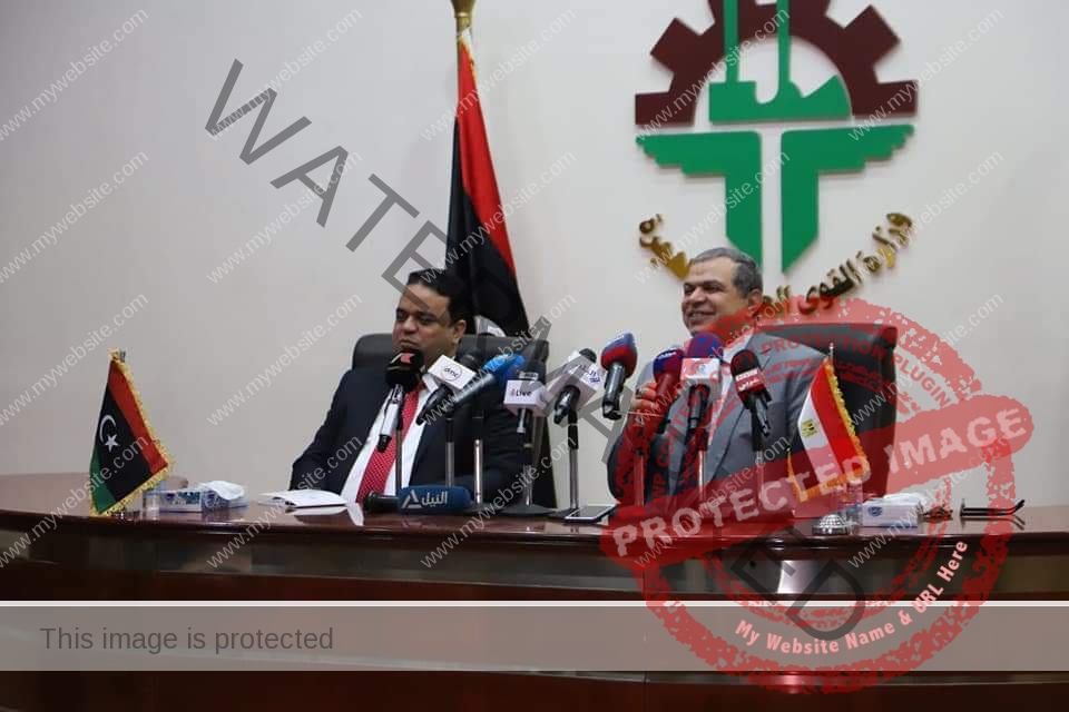 "سعفان" و"العابد" يطلقان منظومة الربط الالكتروني بين مصر وليبيا