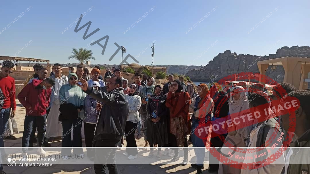 فعاليات برنامج "أهل مصر "لشباب المحافظات الحدودية خلال زيارتهم لمحافظة أسوان
