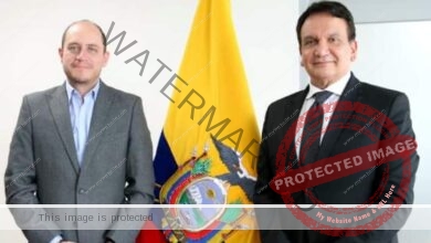 سلامة يلتقي كلاً من وزير الإنتاج والتجارة الخارجية ووزيرة الصحة الاكوادوريين