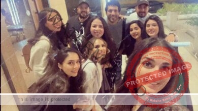 أيمي سمير غانم تعرب عن سعادتها مع أصدقائها في السعودية