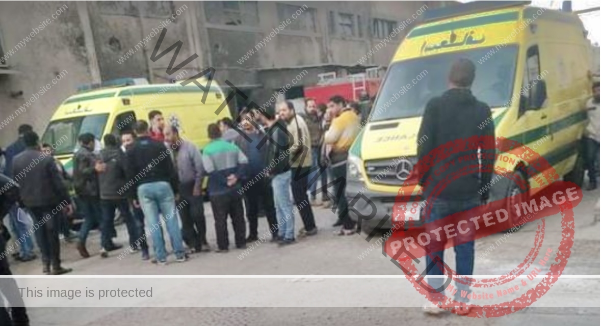إصابة 7 عمال في إنهيار سقف شركة النصر للغزل والنسيج بالمحلة الكبرى