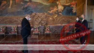 رئيس جمهورية البرتغال يتسلم أوراق أعتماد السفير وائل النجار