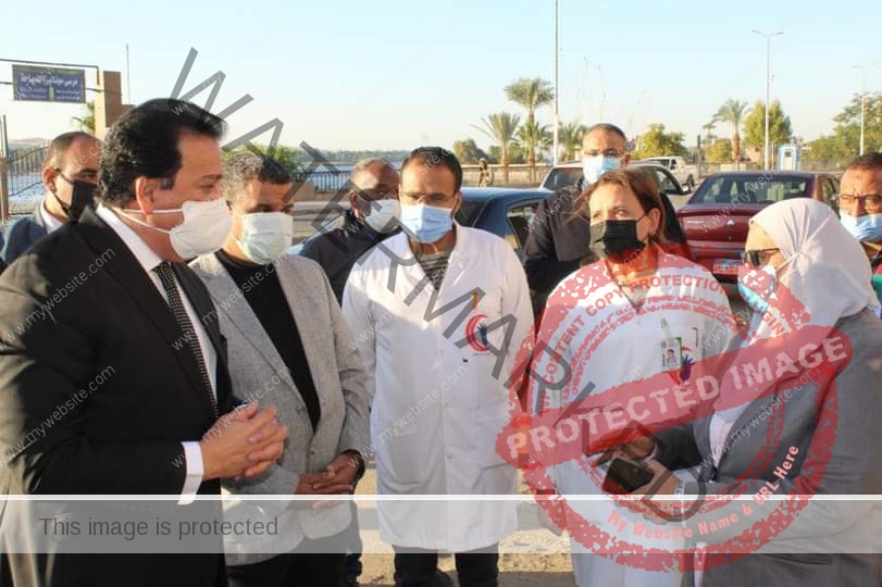 عبد الغفار يتفقد مستشفى حميات (المسلة) بأسوان 