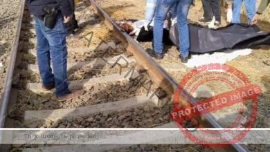 سقوط شاب تحت عجلات قطار 890 القاهرة- سوهاج