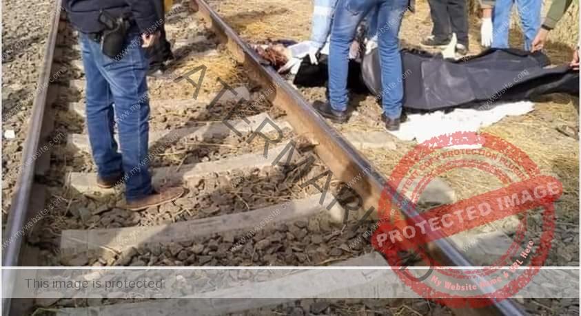 سقوط شاب تحت عجلات قطار 890 القاهرة- سوهاج