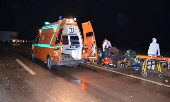 إصابة 8 أشخاص فى 3 حوادث سير متفرقة بـ بني سويف