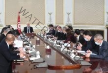 الرئيس التونسي قيس سعيد يشرف على اجتماع مجلس الوزراء بقصر قرطاج