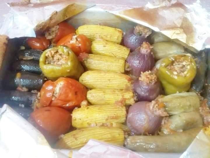 المحشي المشكل في الفرن ... مقدم من الشيف: آمال وهبة