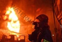 الحماية المدنية تسيطر على حريق هائل بمخلفات في الطالبية