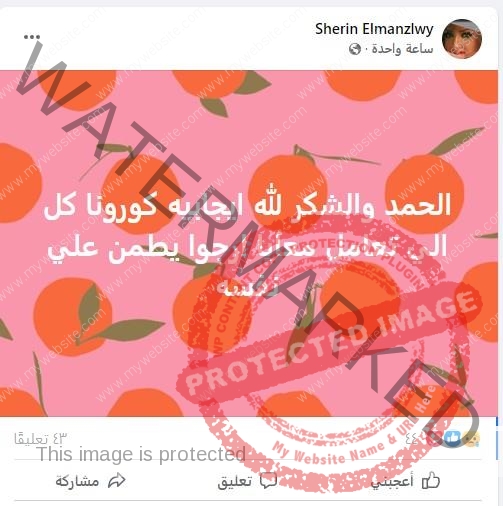 "شيرين المنزلاوي"والدة الفنانة هنا الزاهد تعلن إصابتها بفيروس كورونا