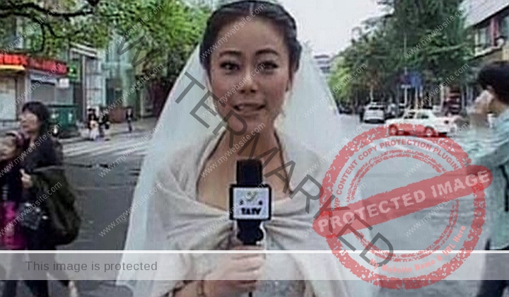 صحفية صينية تترك زفافها لتغطية زلزال قوي بالبلاد .. تفاصيل