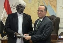 السفير المصري في جوبا يستقبل الأمين العام للمجلس الإسلامي بجنوب السودان 