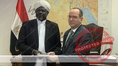 السفير المصري في جوبا يستقبل الأمين العام للمجلس الإسلامي بجنوب السودان 