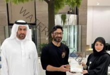 تامر حسني يحصل على "بطاقة السعادة" من حاكم دبي