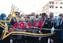 غراب يفتتح فرع البنك الأهلي المصري الجديد بمنشية بلبيس