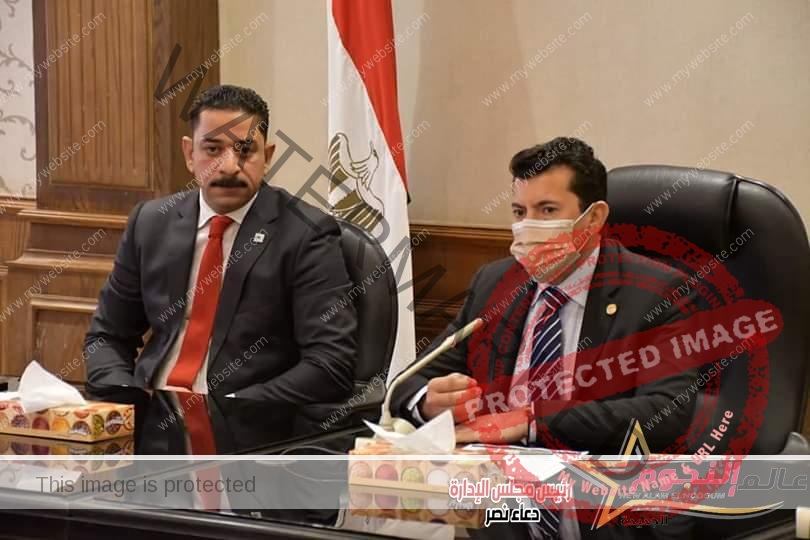صبحي يكرم منتخب مصر للكاراتيه بعد الفوز بكأس القارات للكاراتيه التقليدي