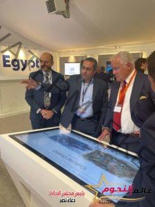 وزارة الإسكان … رئيس شركة RX GLOBAL المالكة لمعرض MIPIM يزور الجناح المصري