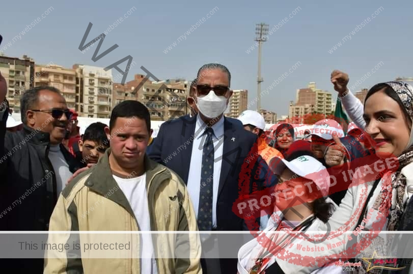 محافظ الفيوم يشارك ذوي الهمم فعاليات ألعاب ومسابقات الأوليمبياد الخاص المصري بالاستاد الرياضي