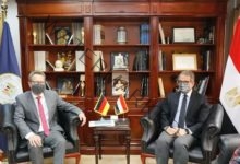 العناني يستقبل سفير دولة ألمانيا بالقاهرة لبحث سبل التعاون المشترك بين مصر وألمانيا 