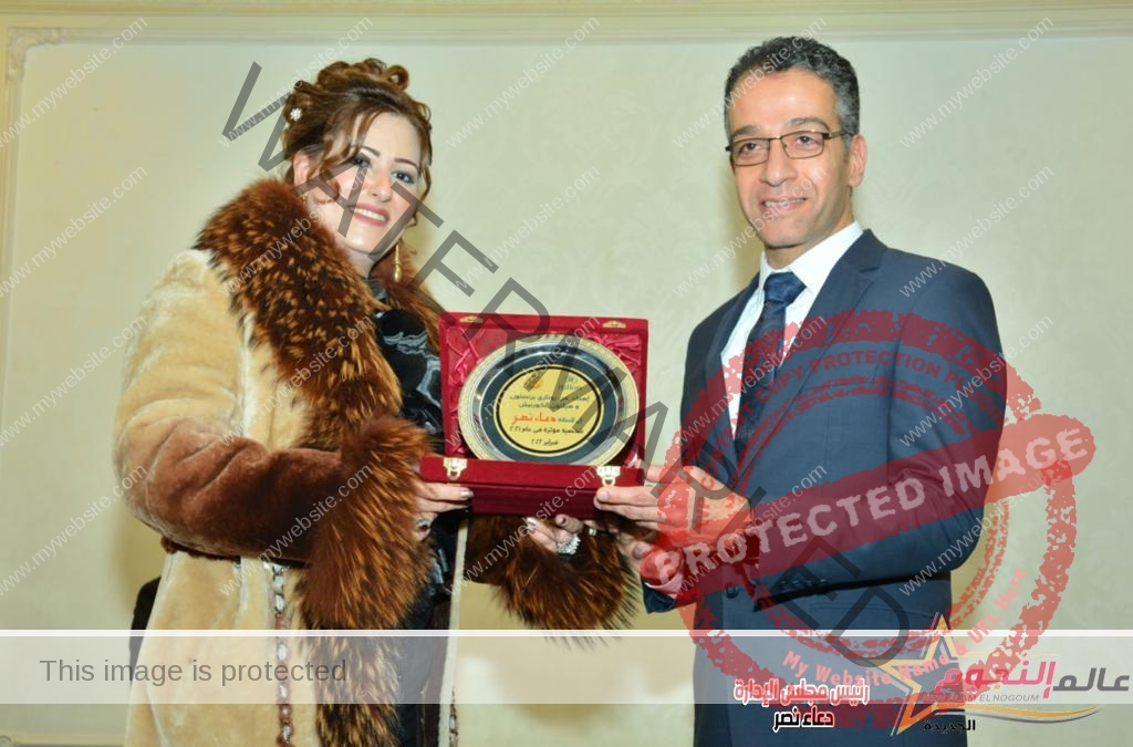 تكريم الإعلامية دعاء نصر من روتاري برنستون وهيلتون الكورنيش بـ حفل شرفت مصر