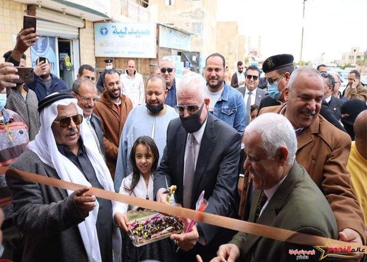 فودة يفتتح معرض اهلا رمضان لبيع السلع الغذائية بأسعار مخفضة للجمهور بـ رأس سدر