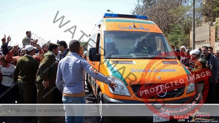 إنقلاب ميكروباص وإصابة 7 أشخاص على الطريق الصحراوي الغربي بأسيوط