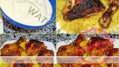 الدجاج المشوي مع الأرز... مقدم من الشيف: منى التابعي