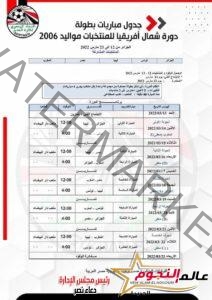 إجراء مراسم قرعة بطولة شمال افريقيا للمنتخبات مواليد 2006 