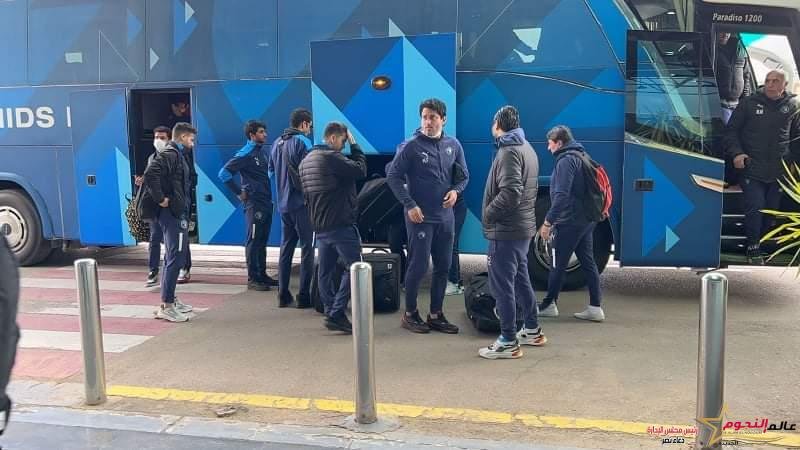 بعثه بيراميدز تصل مطار قرطاج استعدادا لمواجهة الصفاقسي التونسي في الكونفدرالية 