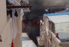 عاجل .. السيطرة على حريق بعقارين وعدد من المحال التجارية بمنطقة المنشية بالإسكندرية